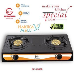 Effortless Cooking with the Eurochef 2-Burner Table Glass Top Gas Cooker