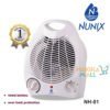 Nunix Rotating fun heater with 2 heat settings White
