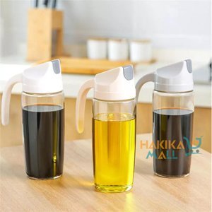 Glass Jar Oil Bottle Vinegar Dispenser Bottle