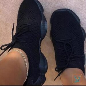 Desert Sole Women's Breathable Sneakers, Black:Keep your feet Cool and Comfortable