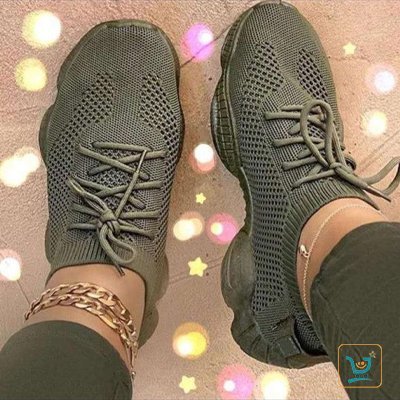 Desert-sole-breathable-sneakers-jugle-green-1.jpg Desert Sole Women's Breathable Sneakers, Black:Keep your feet Cool and Comfortable