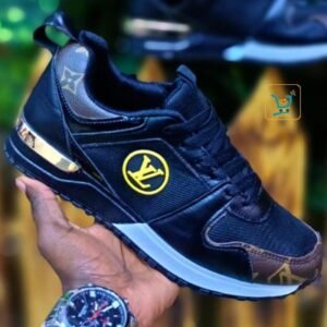 Black Louis Vuitton Ladies Sneakers: Stylish and Comfortable for Any Occasion