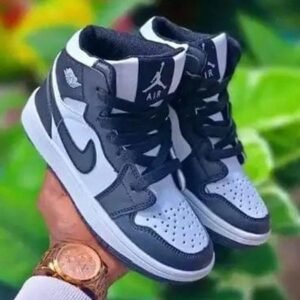 Kids Jordan 1 Shoes - Navy Blue Stylish Sneakers for Kids