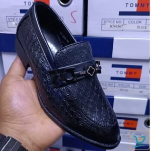 Tommy Hilfiger Black Boy's/ kids' Loafer official Shoes - Classic Style & Comfort