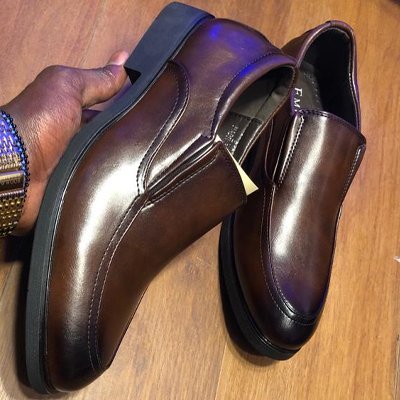 leather-laceless-official-shoes-coffee-brown-1.jpg Black Empire Design Men's Premium Leather Laceless Slip-On Official Shoes with Rubber Sole: Stylish, Comfortable, and Durable