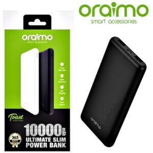 Oraimo 10000mAh Portable Fast Power Bank: Charge Your Devices Fast and Safely with Durable Design