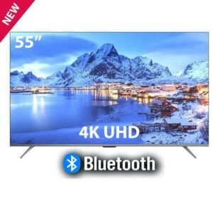 Vitron 55" Inch FRAMELESS BLUETOOTH,DECODER 4K UHD Android TV 1.5GBRAM,8GBROM