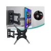 Home Design Full Motion TV Wall Bracket | Adjustable Mount for 14"–55" TVs