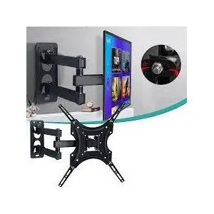Home Design Full Motion TV Wall Bracket | Adjustable Mount for 14"–55" TVs